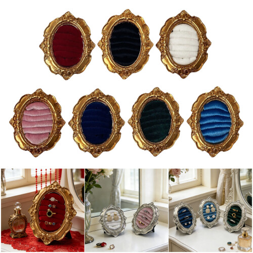 Accessoire de porte-bijoux en résine-Bleu de l'espace aérien 2