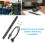 Front Mount Antenna Rack Kit for SLX SLX2 LX4 PGX2 Wireless System 1U Panel 50cm BNC Cable Antenna Rack Mount Kit 5