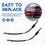 2pcs Front Brake Hose 7L8Z2078B 7L8Z2078A for  Escape  Model 3  E90 E87 E91 E92 E93 5
