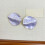 Boucles d'oreilles rondes irrégulières abstraites-Blanc 9