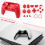 Repair Part for PS5 BDM-010 Controller Housing Shell Game Controller Shell Cover with Buttons Red 6