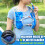 Running Hydration Vest Backpack, Lightweight Adjust Chest Straps Water Daypack Compatible with 2L W 3