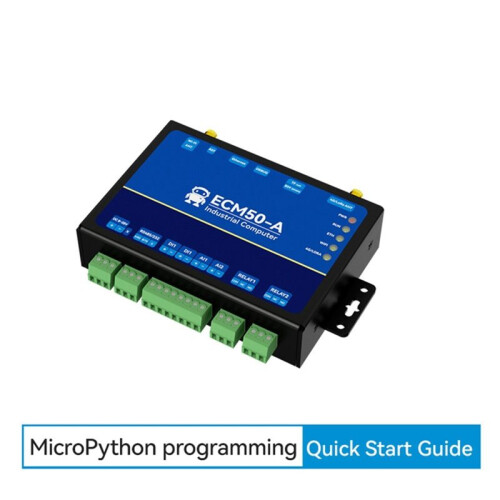 ESP32-S3 Industrieller Steuerungscomputer Programmierbarer Industriecomputer Python ECM50 2D1 2AI 2DO IO Modbus Gateway A 1