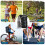 Running Hydration Vest Backpack, Lightweight Adjust Chest Straps Water Daypack Compatible with 2L W 7