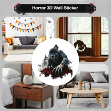 3D Wall Stickers Halloween Floor Sticker 3D Horror Hand Decal Home Decoration for Indoor Outdoor Gathering Bathroom