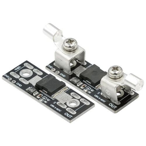 9-80V 50A High Current Ideal Diode Module Solar Anti-Reverse Charging Protection with Binding Post for Solar Systems 2