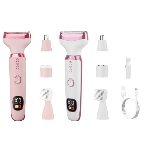 Ensemble d'outils de toilettage tout-en-un rechargeable-Blanc 1
