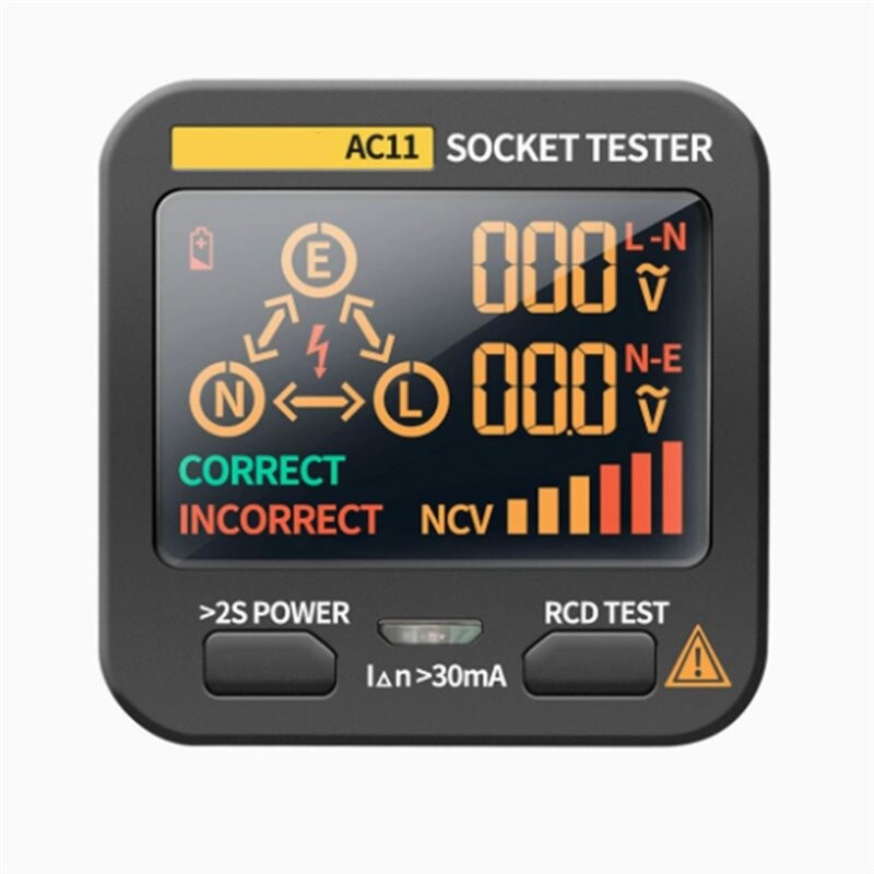AC11 Socket Detector UK Plug Zero Plug Polarity Phase Detector Socket ...