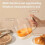 Salad Dressing Shaker Bottle: Manual Mixing Cup for Vinaigrette & Liquid (Egg Beater Function) 7