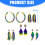 Boucles d'oreilles pendantes légères à la mode, accessoires de-8 4