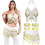 Tenue de scène distinctive, écharpe à la taille à-OS blanc 8