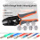Multipurpose Ratchet Crimper Crimping Tool Set With 6