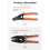 Multipurpose Ratchet Crimper Crimping Tool Set With 7