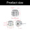 Lasers Level Accessory Screw Mount Adpater for-3 8 to 5 8 4