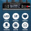One-to-Two Wireless Microphone,Professional Handheld Microphone , for Home Meetings, Singing, and Performances 6