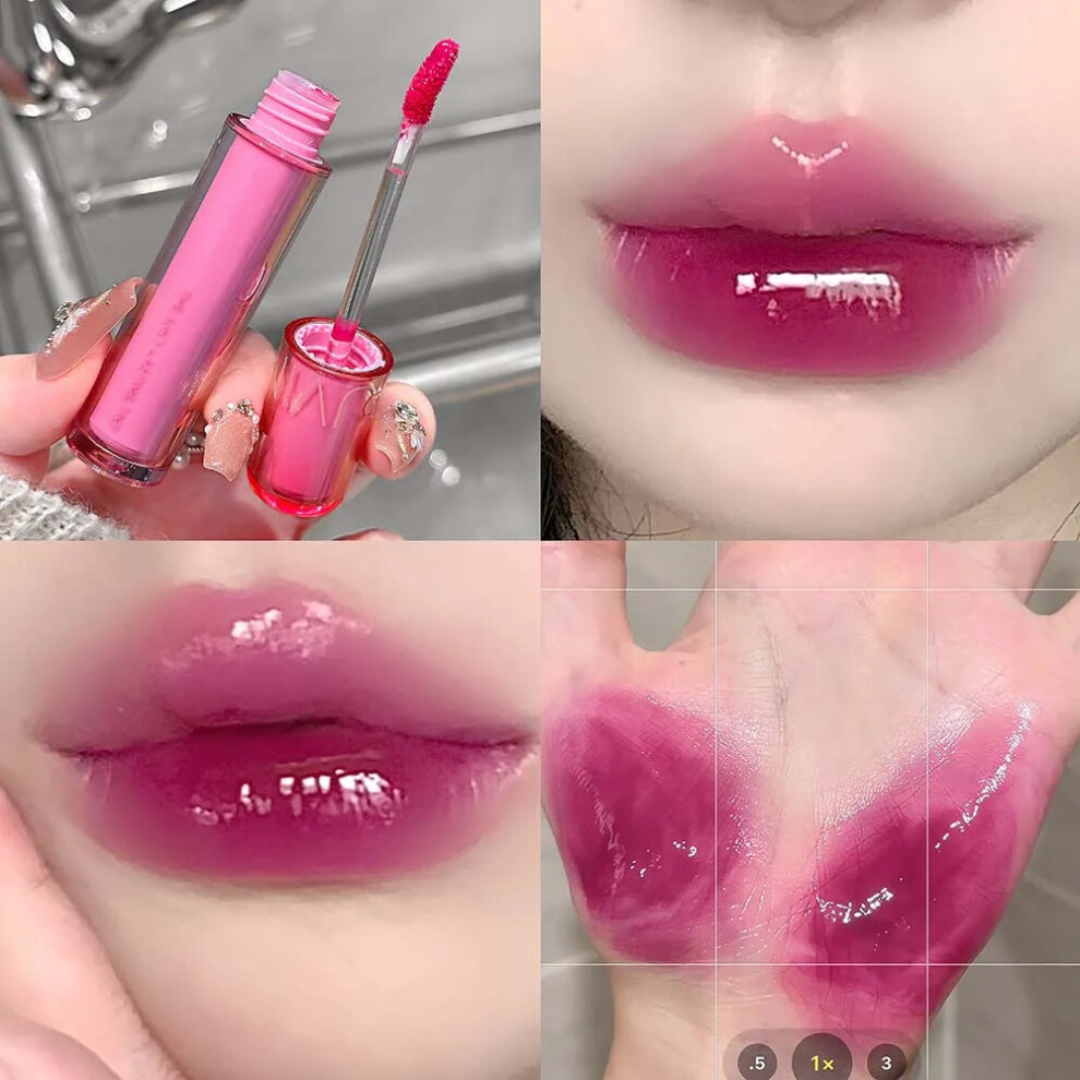My Store (Cp417-3) Cappuvini Watery Lip Gloss Juicy Hydrating Lip Tint Long-Lasting Makeup Easy To Apply Lip Glaze For Moisturized Look