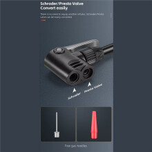 WEST BIKING Portable Bicycle Pump High Pressure Cycling Inflator Bike Hand Motorcycle Bike Tire Fill Pump Air Pump