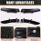 Dynamic LED Side Mirror Blinker Flowing Light for  208 2008 2012-2020 for  C3 Black 7