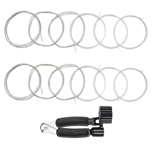 Classical Guitar Strings with String Changing Tool Classic Steel Wire Classic Acoustic Folk Guitar Parts Accessories