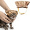 Comfortable Waterproof Cats Hat Shower Cap Design For-Green S 6