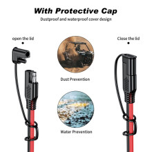 Car Battery Charging Cable SAE to SAE 12V-36V Quick Disconnect Extension Cable 16 AWG Car 6M Extension Cable