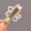 Blumen-Seiten-Haarspange, handgewebtes Design,-Rosa 8