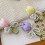 Blumen-Seiten-Haarspange, handgewebtes Design,-Rosa 10
