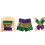 3Pcs Mardis Gras Costume Accessories Sequins Tube-Two rows  S 8