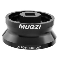 MUQZI 5 in 1 Bike Bottom Bracket Tool for 12/16- 39/41/44/46/49mm Compatible with A Black