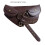 Multisue Wide Corset Belt Bag with Double Pocket For-Black 6