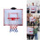 Basketbalstijl Draagbaar hoepelkostuum Comfortabel polyester-Wit 4
