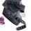 Multisue Wide Corset Belt Bag with Double Pocket For-Black 10