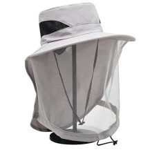 Net Hat, Sun Protection Fishing Hat with Midge , Quick Dry Bucket Hat for Outdoor Activities