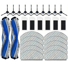 28PCS for N20/N20 Robot Vacuum Cleaner Accessories Main Brush HEPA Filter Side Brush Mop Replacement Parts