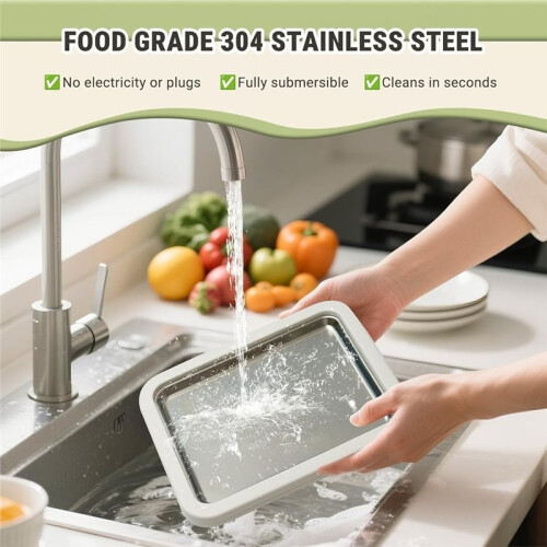 Gerollter Eiscreme-Maker mit Deckel und 2 Spateln, 304 DIY Instant-Roll-Eiscreme-Tablett für zu Hause