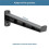 Wall Mount Storage Organizer for Keyboard, Tablet, E‑Book, Adjustable Space-Saving Display Rack with Anti-Slip Pads 8