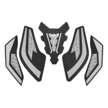 Motorcycle Non-Slip Tank Traction Pads Anti-Scratch Fuel Tank Decor Stickers for GSX-8S GSX-8R 2023-2025 Grey