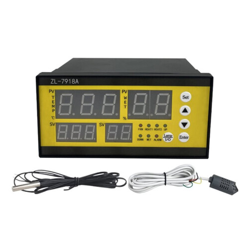 ZL-7918A Incubator Thermostat Automatic Incubator Controller for Egg Incubator Machine Temperature and Humidity Control