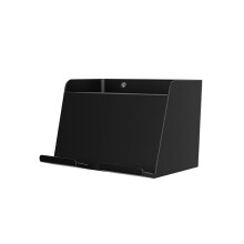 Universal Wall Mount Holder with Storage Box for Phones, Tablets, E-Books and Remotes for Bedside, Bathroom and More