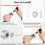 10pcs Concave  Wall Door Bumper, Doors Knob Wall Shield Handle Stoppers Knob Walls Mount Protector 8
