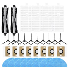 Para Accesorios de Aspiradora para A30 Pro, Cepillos Principales, Cepillos Laterales, Paño de Mopa, Bolsa de Polvo, Filtro HEPA, Accesorios (36