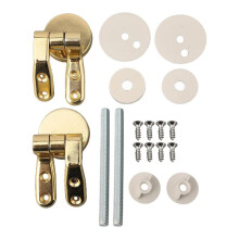 Gold-Zink-Legierung Soft-Close-Toilettensitz-Scharnier-Kit, Schnelle Installation für Standard-Sitze