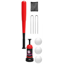 Conjunto de Brinquedo Lançador de Beisebol para Crianças, Diversão no Quintal, Sem Lançamento Necessário, Brinquedo de Prática de Rebatida para