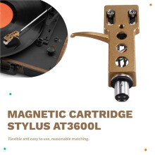 Magnetisk Patronpenna AT3600L + Monteringssats för Skivspelare, Fonograf, LP, Vinyl, Skivspelare C