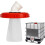 IBC Lockfilter, 45 IBC Lockfilter, 245 mm Tanklock Vattenfilter Nylon Regnvattenfilter Tvättbar med Lock 2