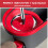 Red Spin Mop Head Base with Handle for Vileda Turbo Spin 2in1,3in1 4