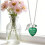 Collier d'urne de bijoux commémoratifs, bijoux-Vert 8