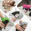 Comfortable Waterproof Cats Hat Shower Cap Design For-Black M 5