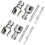 PPR Pipe Threader Kit Internal & External Pipe Threading Tool, Carbon Steel Die Set for PPR Pipe Tapping(1/2in+3/4in) 2