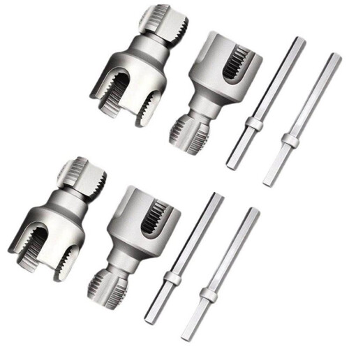 PPR Pipe Threader Kit Internal & External Pipe Threading Tool, Carbon Steel Die Set for PPR Pipe Tapping(1/2in+3/4in)